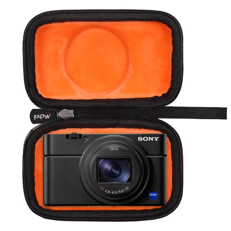 Mchoi Camera Storage Case Fits for Sony RX100 VA/ RX100 VI/ RX100 V/ RX100 IV/RX100 III /RX100 II/Canon G7X/G9X/G5X/SX740/SX620/Sony ZV-1 II/ZV1II/ ZV1/ZV-1F/ZV1F Digital Camera, Case Only - Image 1